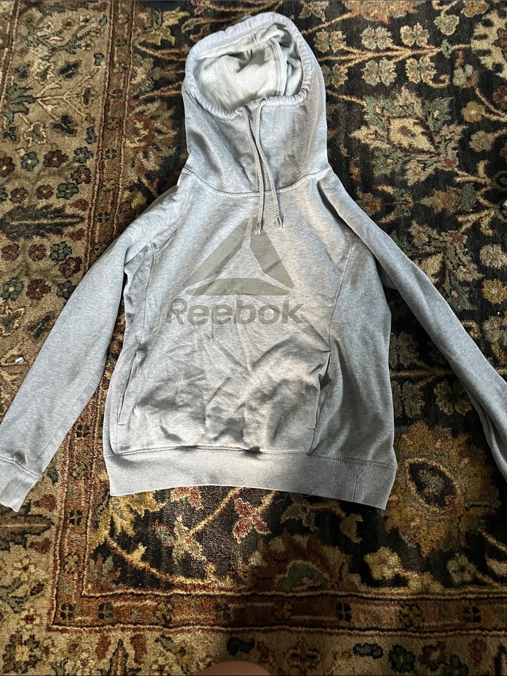 Grey kids’ Reebok sweatshirt